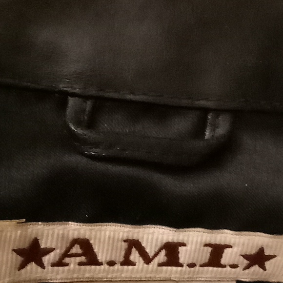 VANTAGE A.M.I. Leather Boho Matrix Goth Minimalist Biker Sz M Black Color HCS - Picture 11 of 12